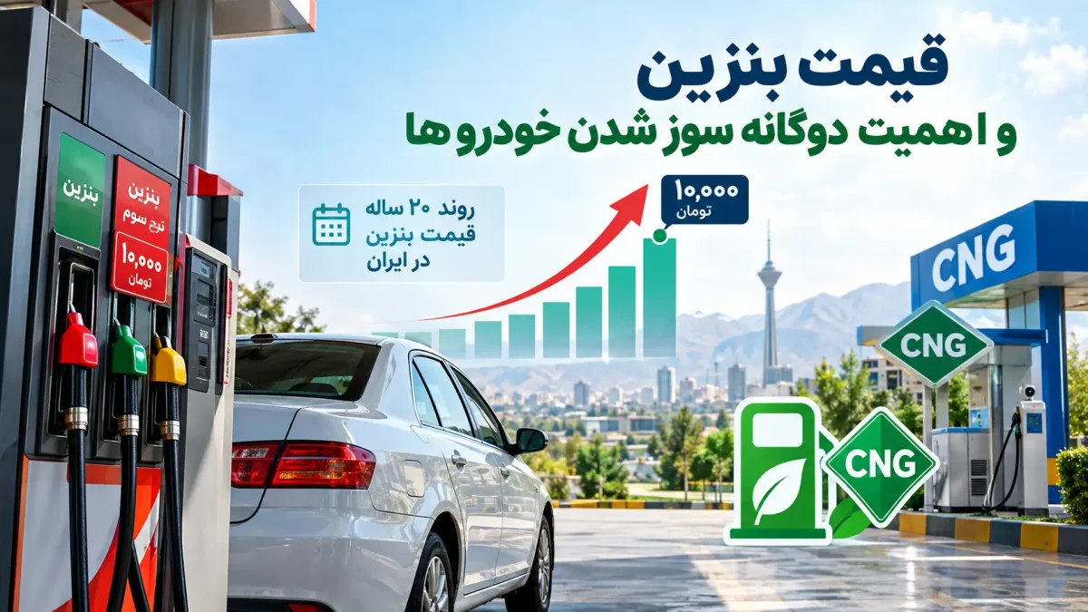 افزایش قیمت بنزین در ایران و اهمیت دوگانه سوزی خودرو